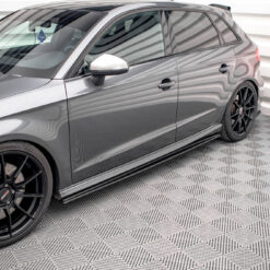 Street Pro Side Skirts Diffusers Audi S3 / A3 S-Line Sportback 8V Facelift