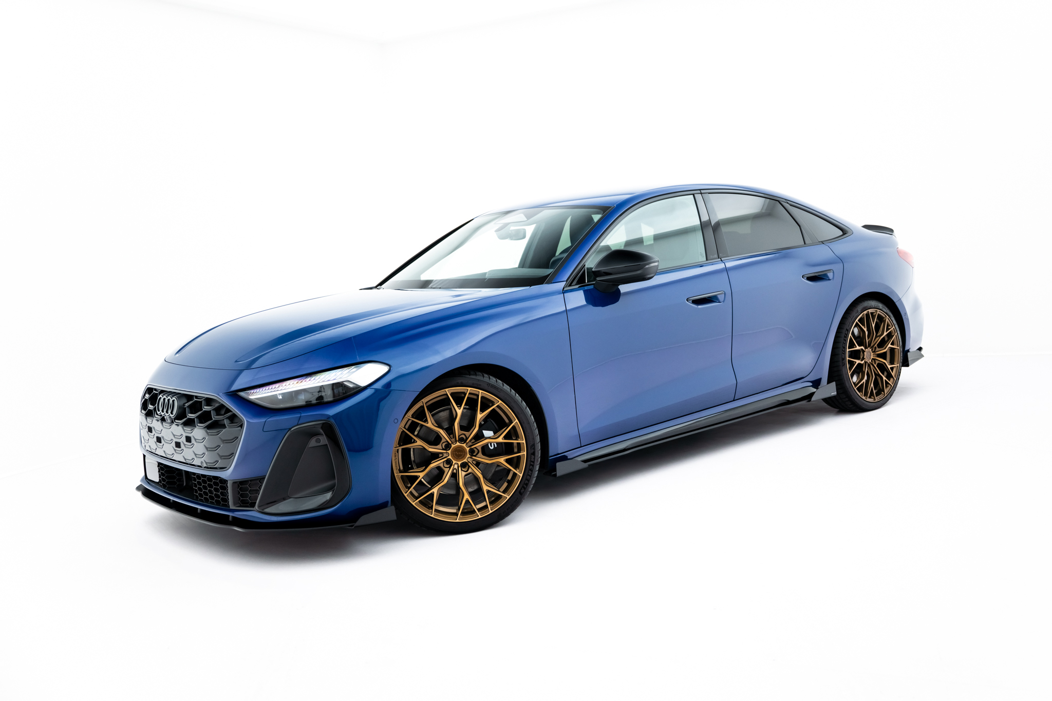 Street Pro Side Skirts Diffusers + Flaps Audi A5 S-Line / S5 Sedan / Avant B10 - Image 3