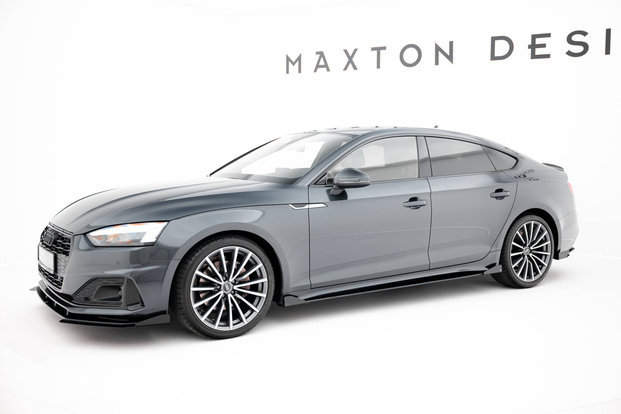 Street Pro Side Skirts Diffusers + Flaps Audi A5 Sportback F5 Facelift - Image 2