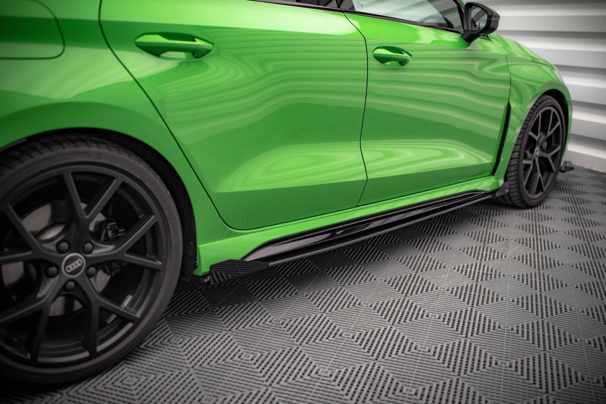 Street Pro Side Skirts Diffusers + Flaps Audi RS3 Sedan 8Y - Image 3