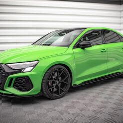 Alternative view of Street Pro Side Skirts Diffusers + Flaps Audi RS3 Sedan 8Y