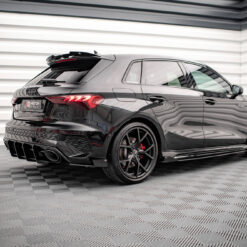 Alternative view of Street Pro Side Skirts Diffusers + Flaps Audi RS3 Sportback 8Y