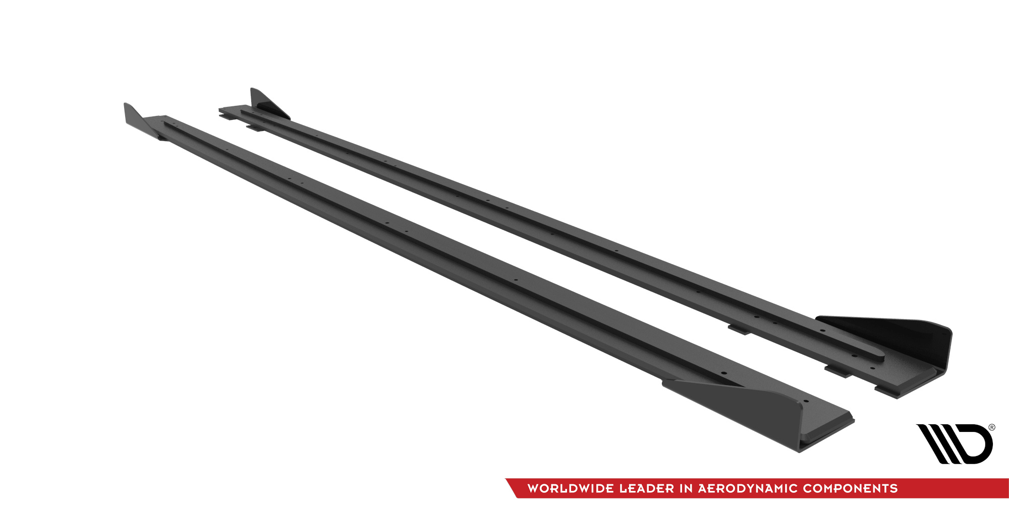 Street Pro Side Skirts Diffusers + Flaps Audi RS6 Avant C6 - Image 4