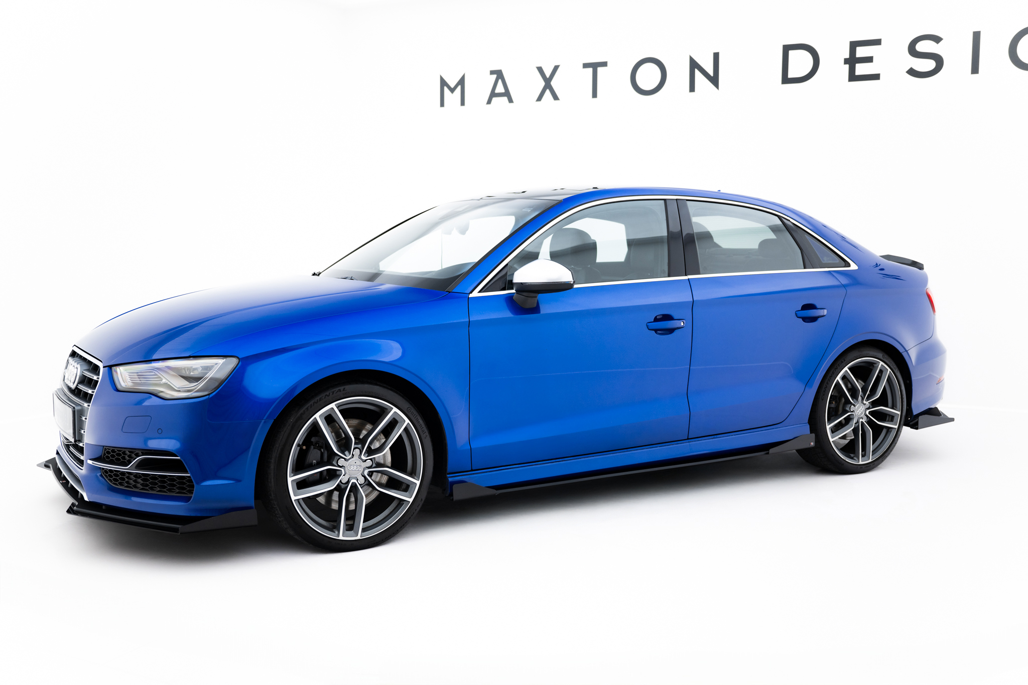 Street Pro Side Skirts Diffusers + Flaps Audi S3 / A3 S-Line Sedan 8V - Image 2