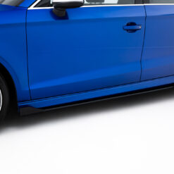 Street Pro Side Skirts Diffusers + Flaps Audi S3 / A3 S-Line Sedan 8V