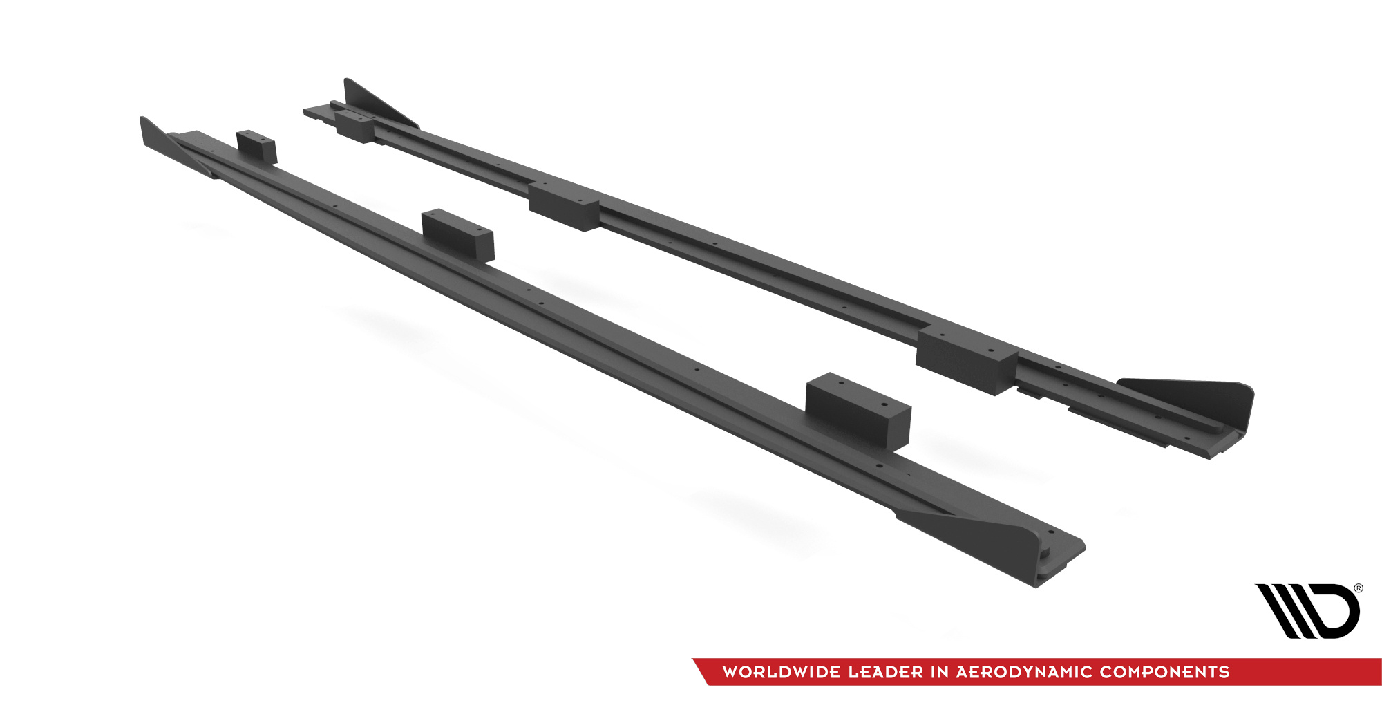 Street Pro Side Skirts Diffusers + Flaps Audi S3 / A3 S-Line Sportback 8V Facelift - Image 4