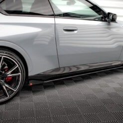 Alternative view of Street Pro Side Skirts Diffusers + Flaps BMW 2 Coupe M-Pack / M240i G42
