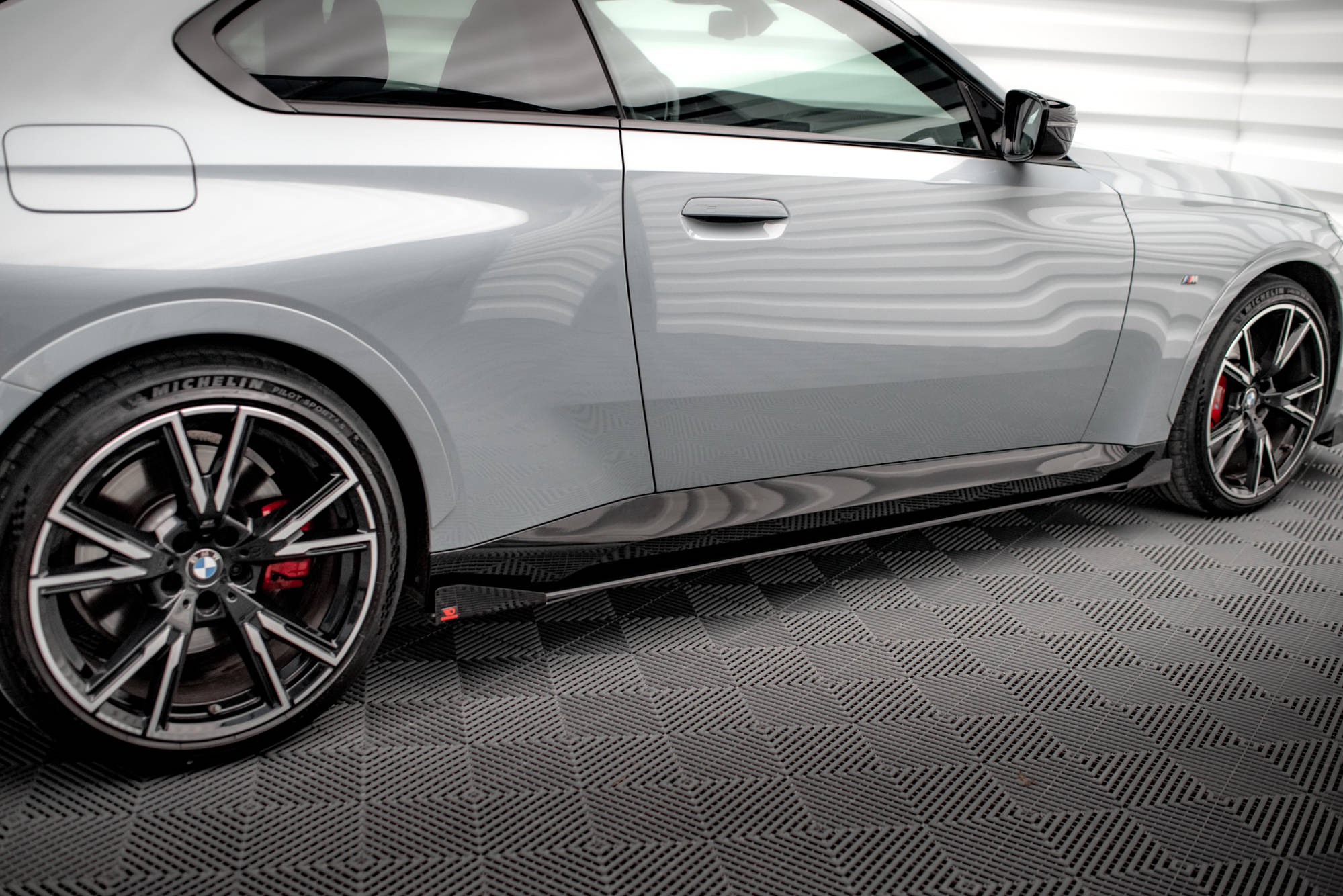 Street Pro Side Skirts Diffusers + Flaps BMW 2 Coupe M-Pack / M240i G42 - Image 2