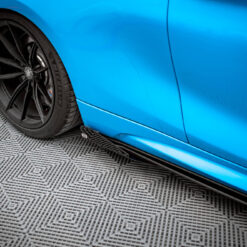 Alternative view of Street Pro Side Skirts Diffusers + Flaps BMW M2 F87