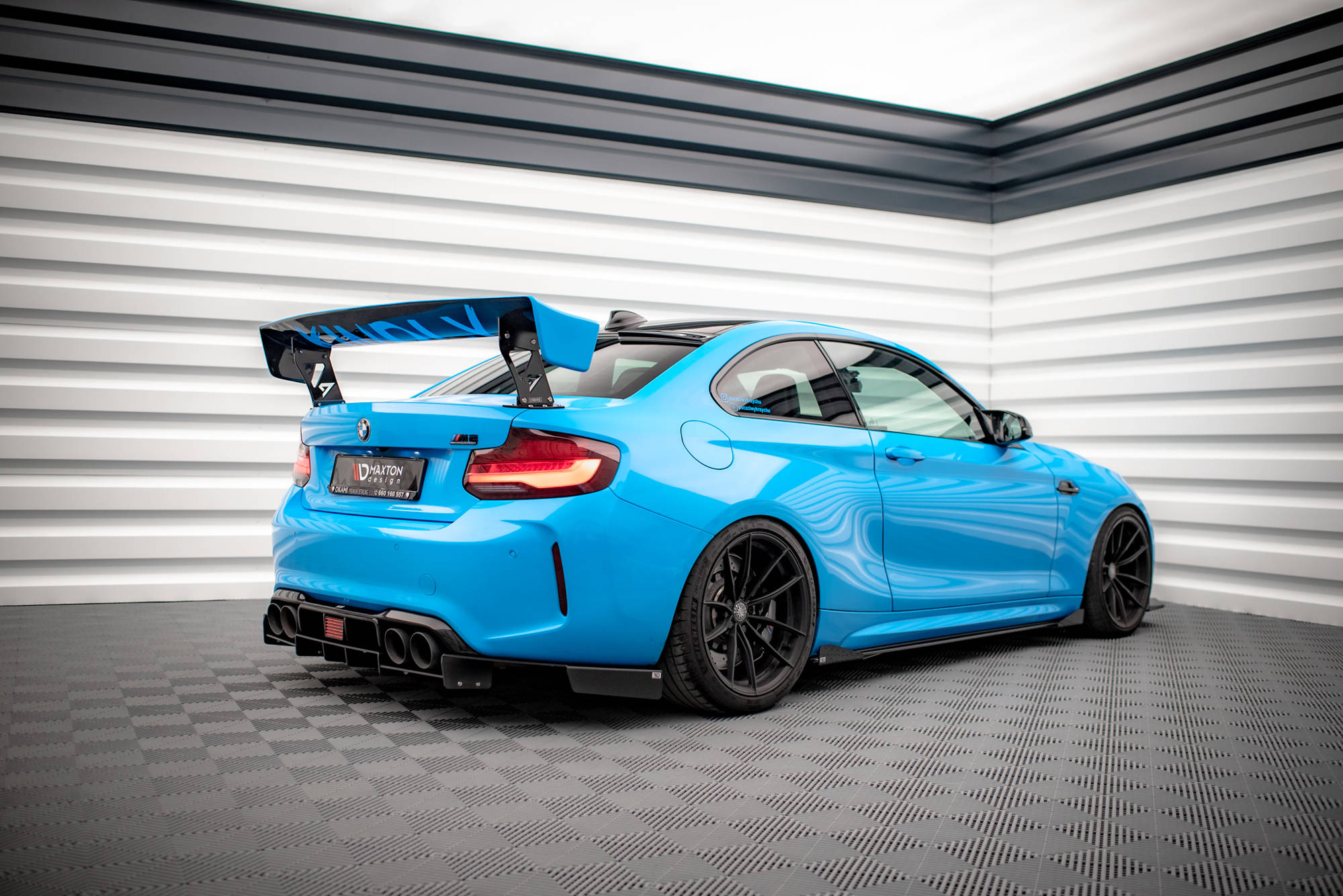 Street Pro Side Skirts Diffusers + Flaps BMW M2 F87 - Image 3