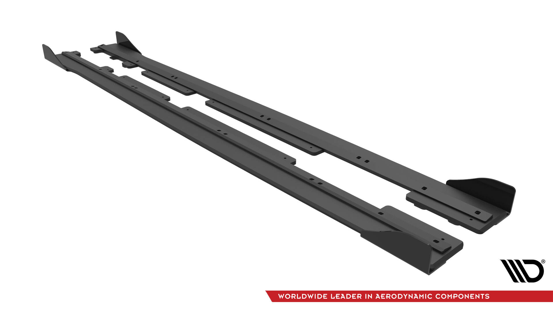 Street Pro Side Skirts Diffusers + Flaps Ford Fiesta ST / ST-Line Mk8 - Image 4