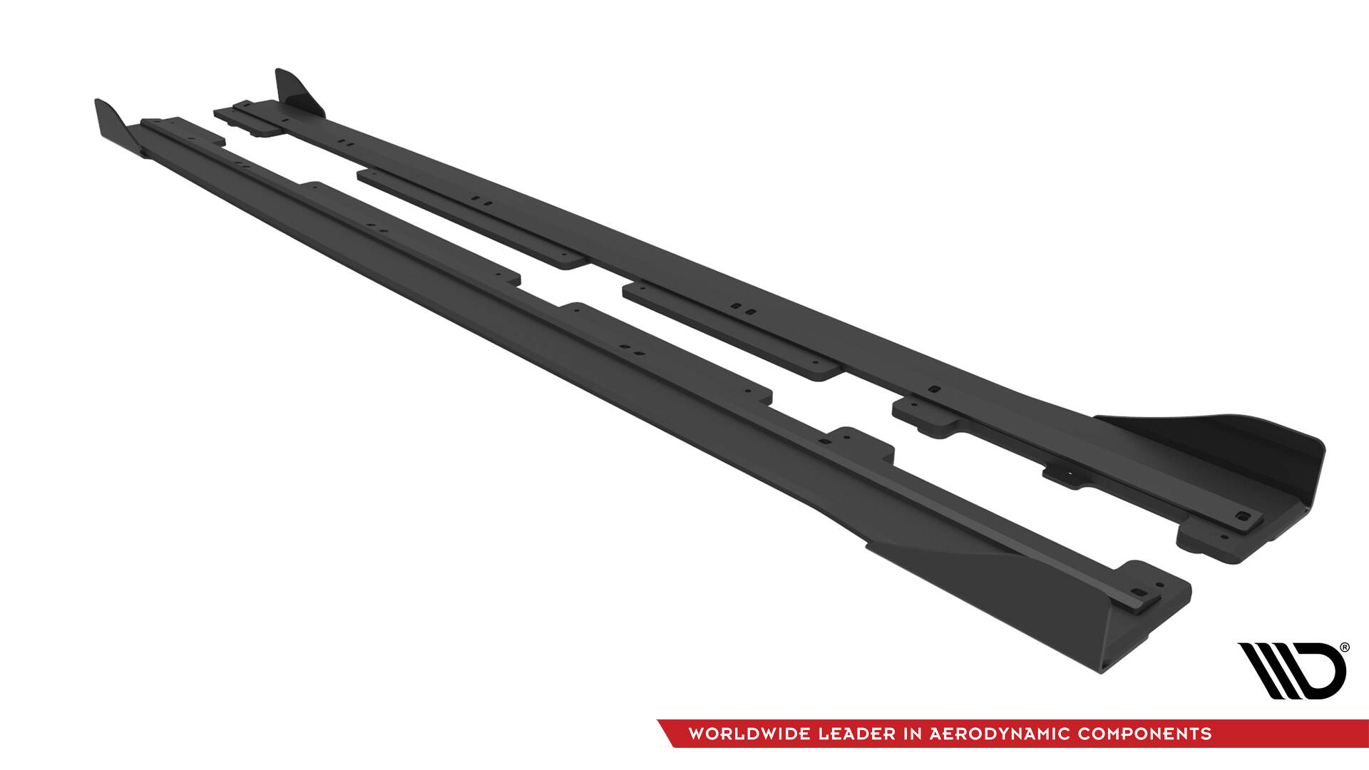 Street Pro Side Skirts Diffusers + Flaps Ford Fiesta ST / ST-Line Mk8 - Image 5