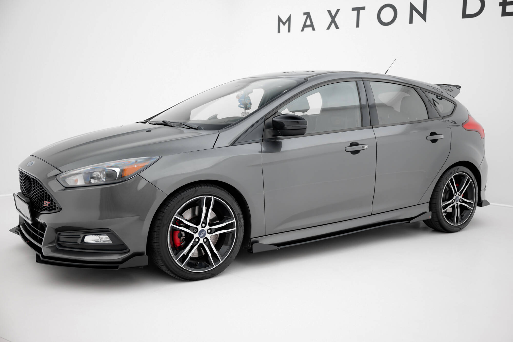 Street Pro Side Skirts Diffusers + Flaps Ford Focus ST Mk3 Facelift - Image 2