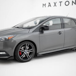 Alternative view of Street Pro Side Skirts Diffusers + Flaps Ford Focus ST Mk3 Facelift