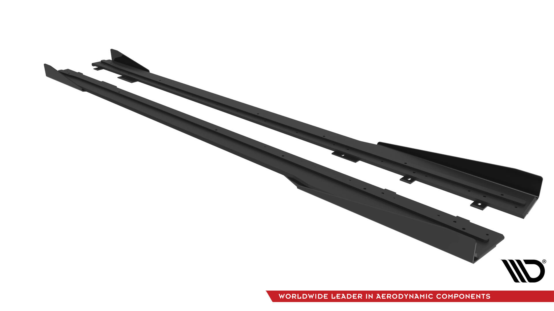 Street Pro Side Skirts Diffusers + Flaps Ford Mustang Dark Horse Mk7 - Image 7