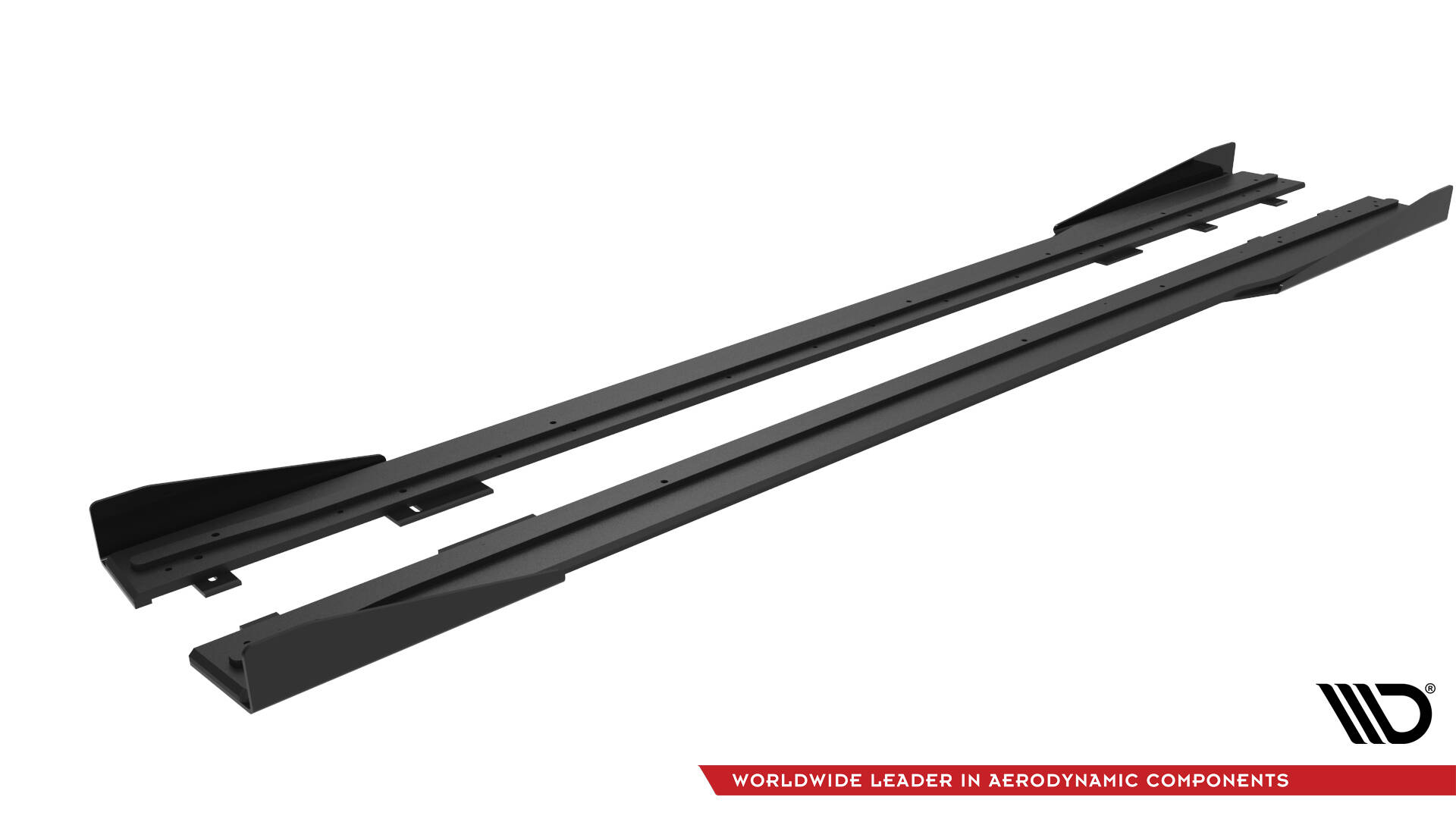 Street Pro Side Skirts Diffusers + Flaps Ford Mustang Dark Horse Mk7 - Image 5