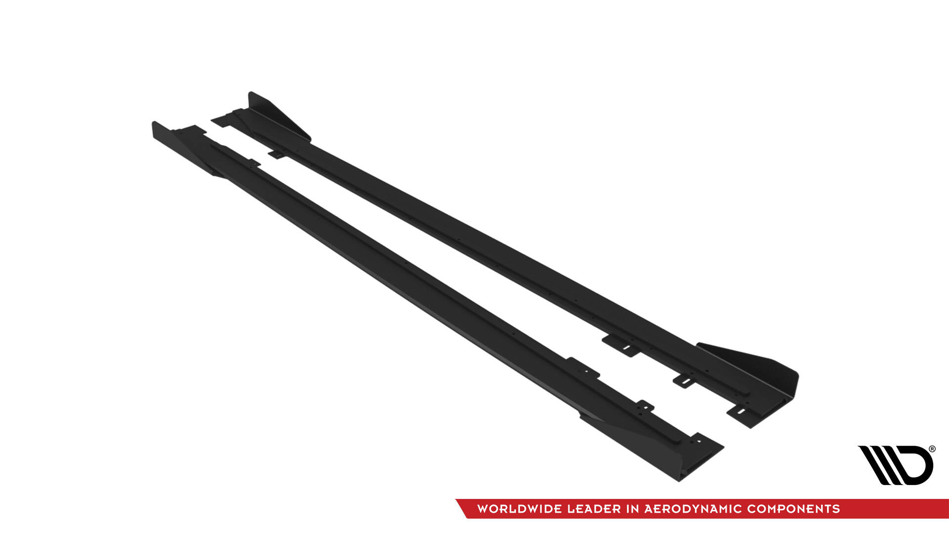 Street Pro Side Skirts Diffusers + Flaps Ford Mustang GT Mk6 - Image 5