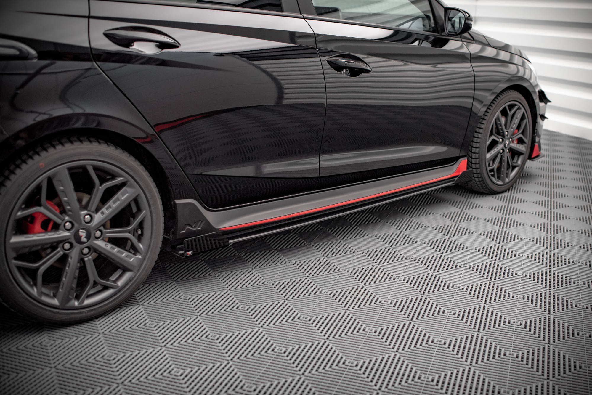 Street Pro Side Skirts Diffusers + Flaps Hyundai I20 N Mk3 - Image 3