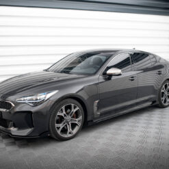 Alternative view of Street Pro Side Skirts Diffusers + Flaps Kia Stinger GT / GT-Line / Standard Mk1