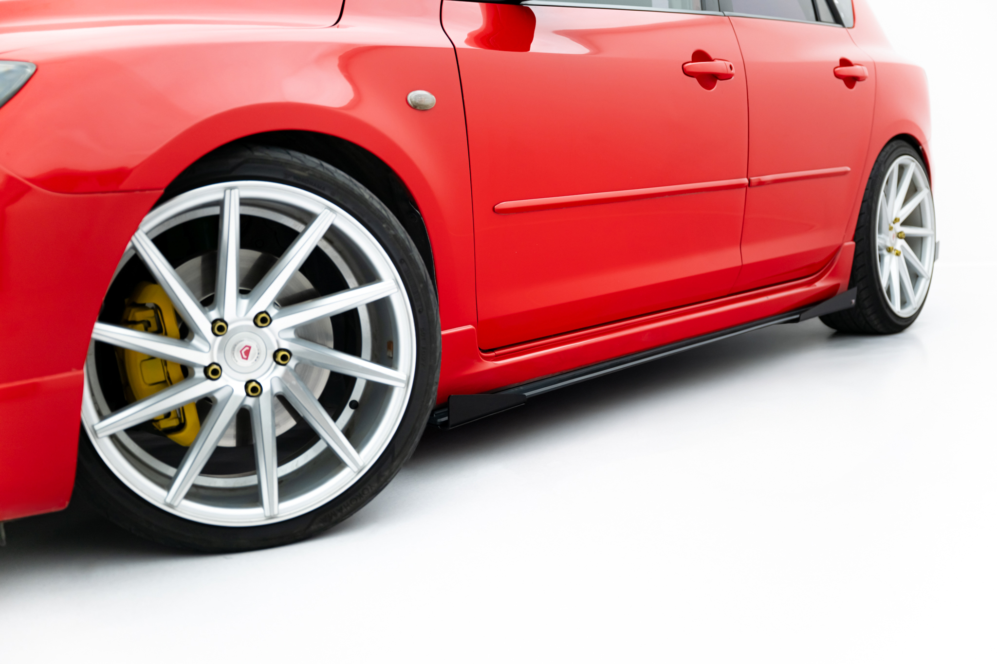 Street Pro Side Skirts Diffusers + Flaps Mazda 3 MPS Mk1 - Image 3