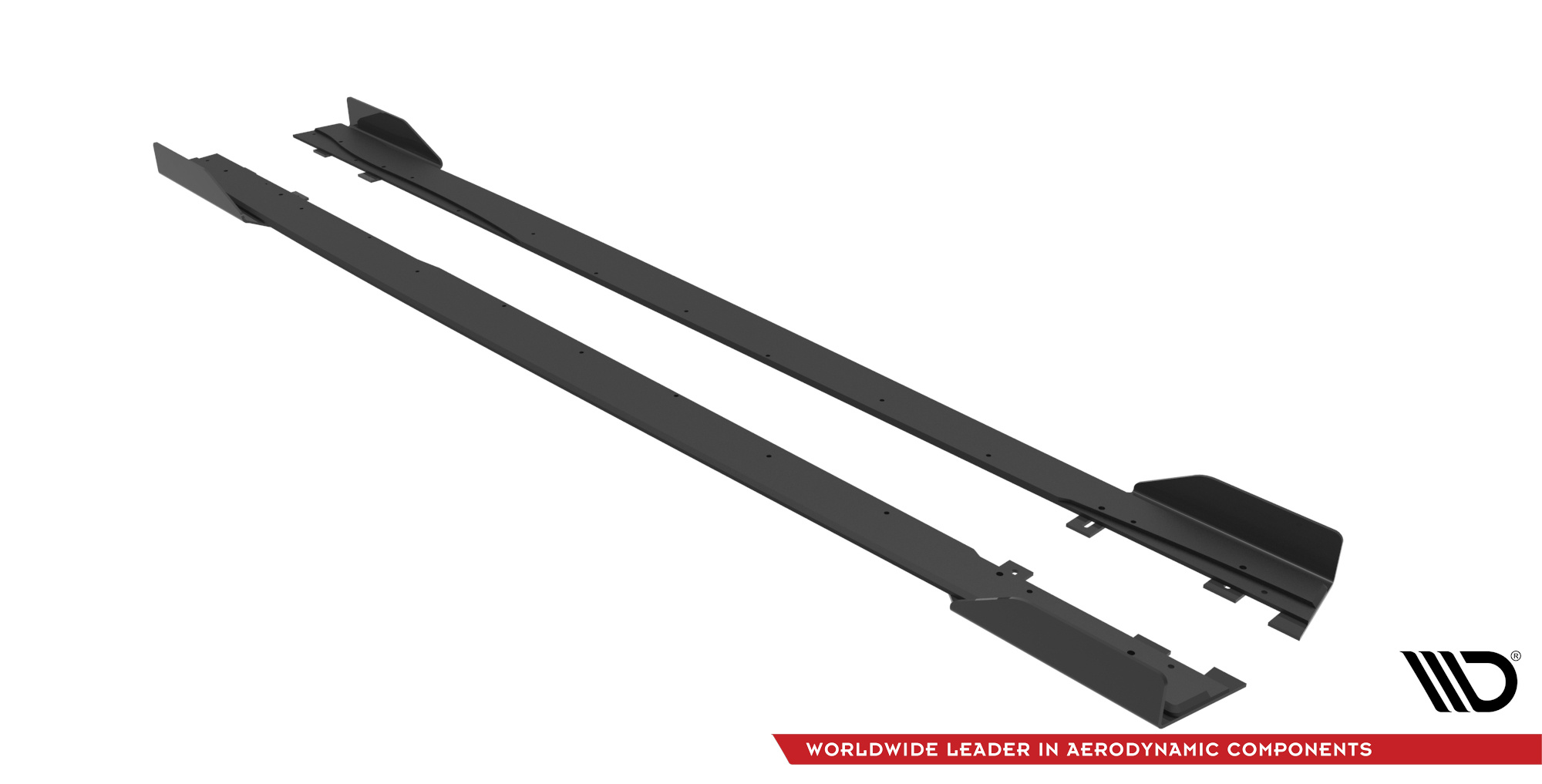 Street Pro Side Skirts Diffusers + Flaps Mercedes A35 AMG / AMG-Line Aero Pack W177 - Image 4