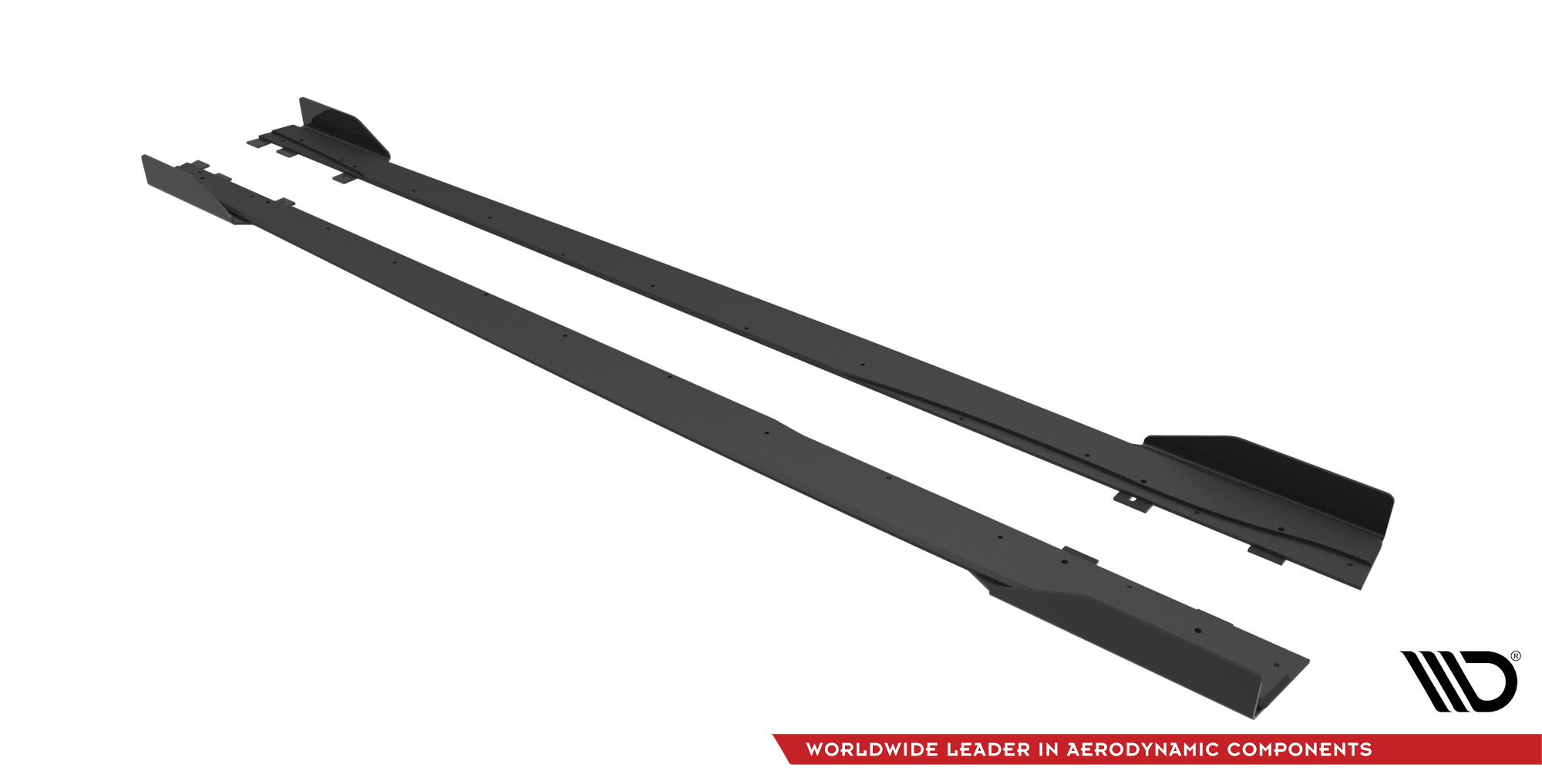 Street Pro Side Skirts Diffusers + Flaps Mercedes A35 AMG / AMG-Line Aero Pack W177 - Image 5