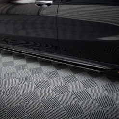 Alternative view of Street Pro Side Skirts Diffusers + Flaps Mercedes-AMG A35 W177 Facelift