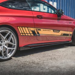 Street Pro Side Skirts Diffusers + Flaps Mercedes-AMG C43 Coupe C205
