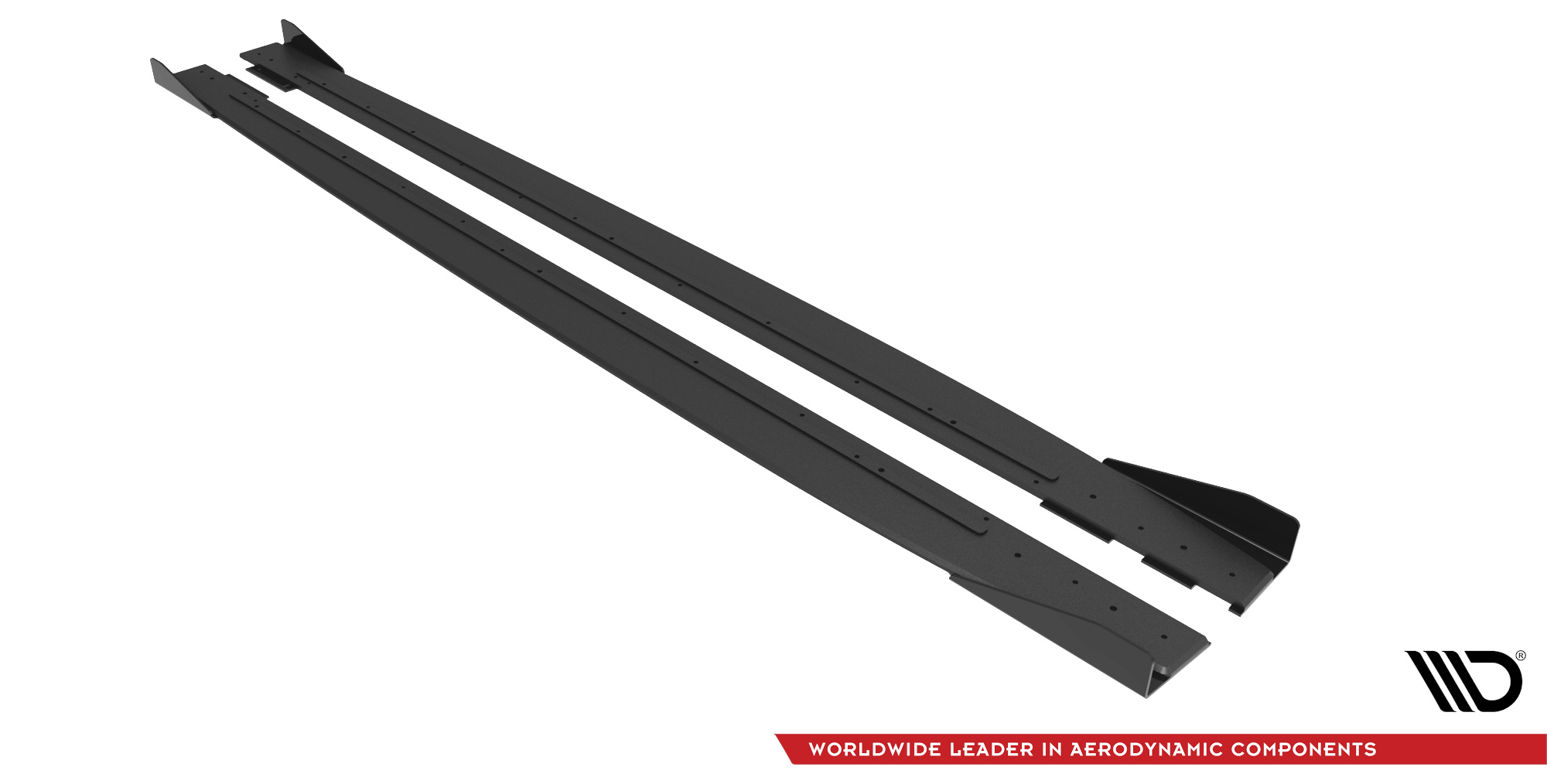 Street Pro Side Skirts Diffusers + Flaps Mercedes-AMG C43 Coupe / Cabrio C205 Facelift / A205 Facelift - Image 5