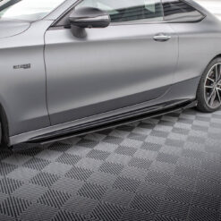 Alternative view of Street Pro Side Skirts Diffusers + Flaps Mercedes-AMG C43 Coupe / Cabrio C205  Facelift / A205 Facelift