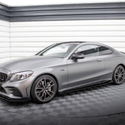 Street Pro Side Skirts Diffusers + Flaps Mercedes-AMG C43 Coupe / Cabrio C205  Facelift / A205 Facelift