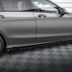 Alternative view of Street Pro Side Skirts Diffusers + Flaps Mercedes-AMG C63 Sedan / Estate W205 Facelift