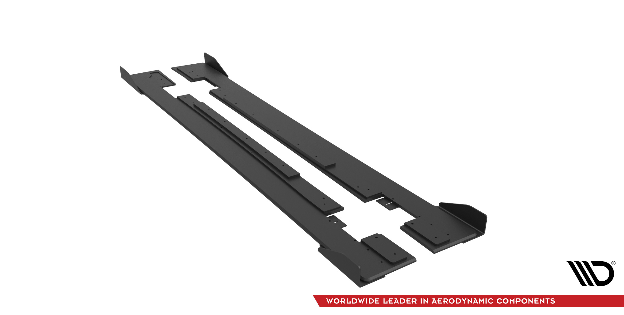 Street Pro Side Skirts Diffusers + Flaps Mercedes-AMG CLA 45 C117 Facelift - Image 4