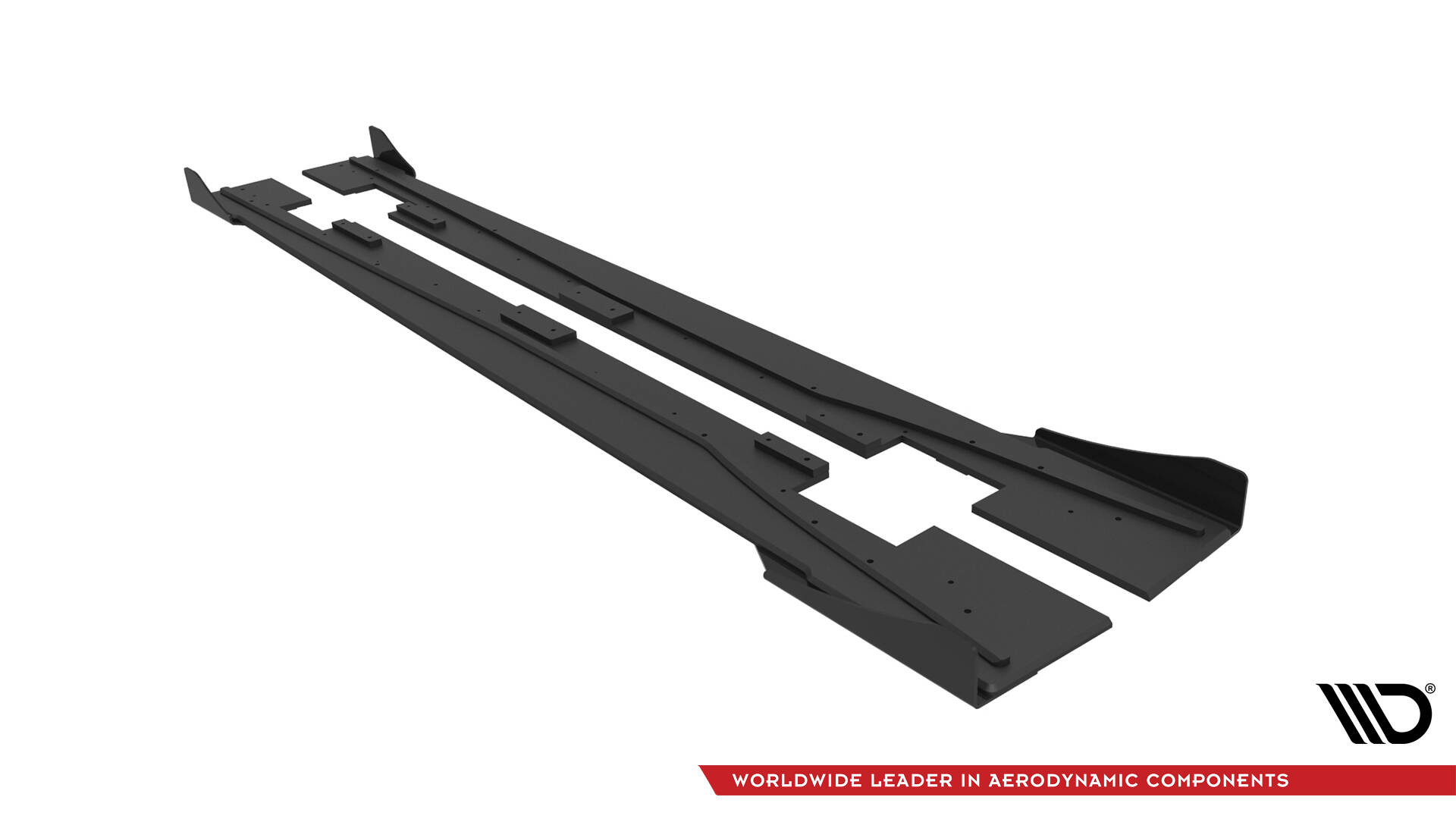 Street Pro Side Skirts Diffusers + Flaps Mercedes-Benz A 45 AMG W176 Facelift - Image 6