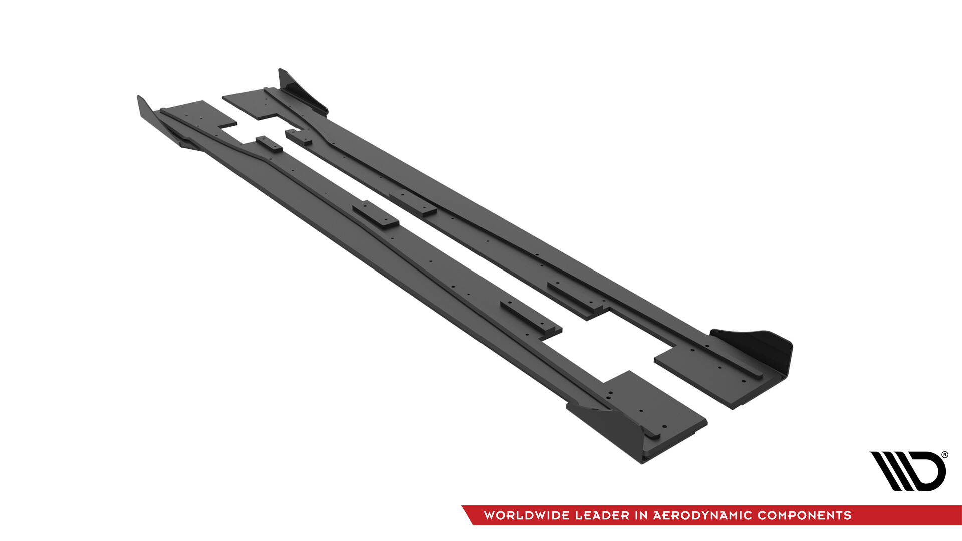 Street Pro Side Skirts Diffusers + Flaps Mercedes-Benz A 45 AMG W176 Facelift - Image 7