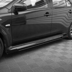 Street Pro Side Skirts Diffusers + Flaps Mitsubishi Lancer EVO X