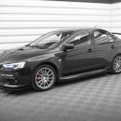 Alternative view of Street Pro Side Skirts Diffusers + Flaps Mitsubishi Lancer EVO X