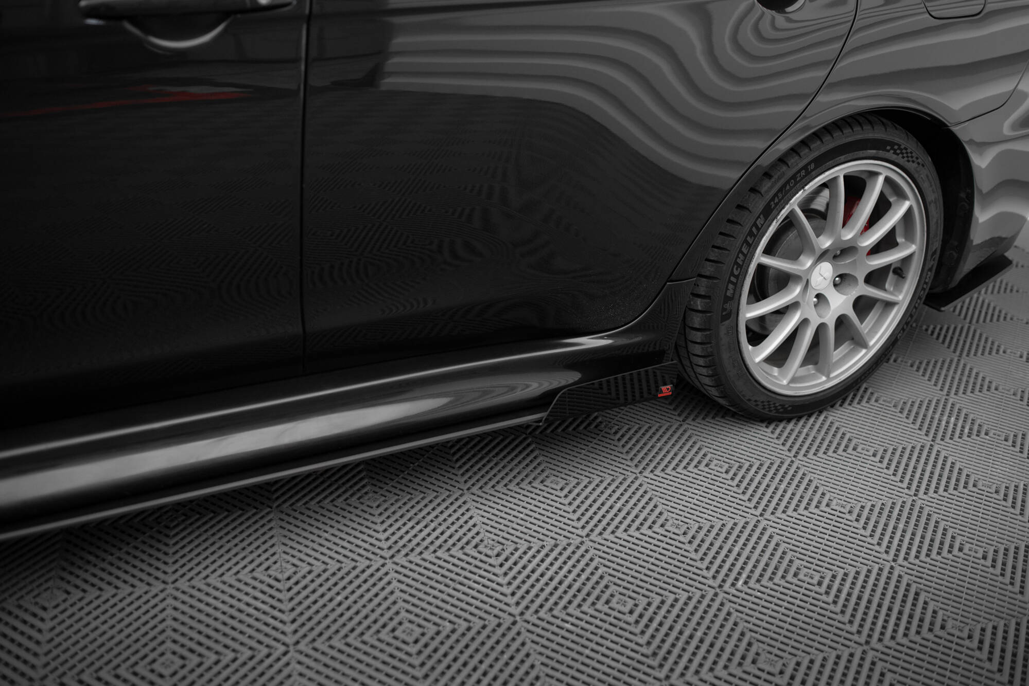 Street Pro Side Skirts Diffusers + Flaps Mitsubishi Lancer EVO X - Image 4
