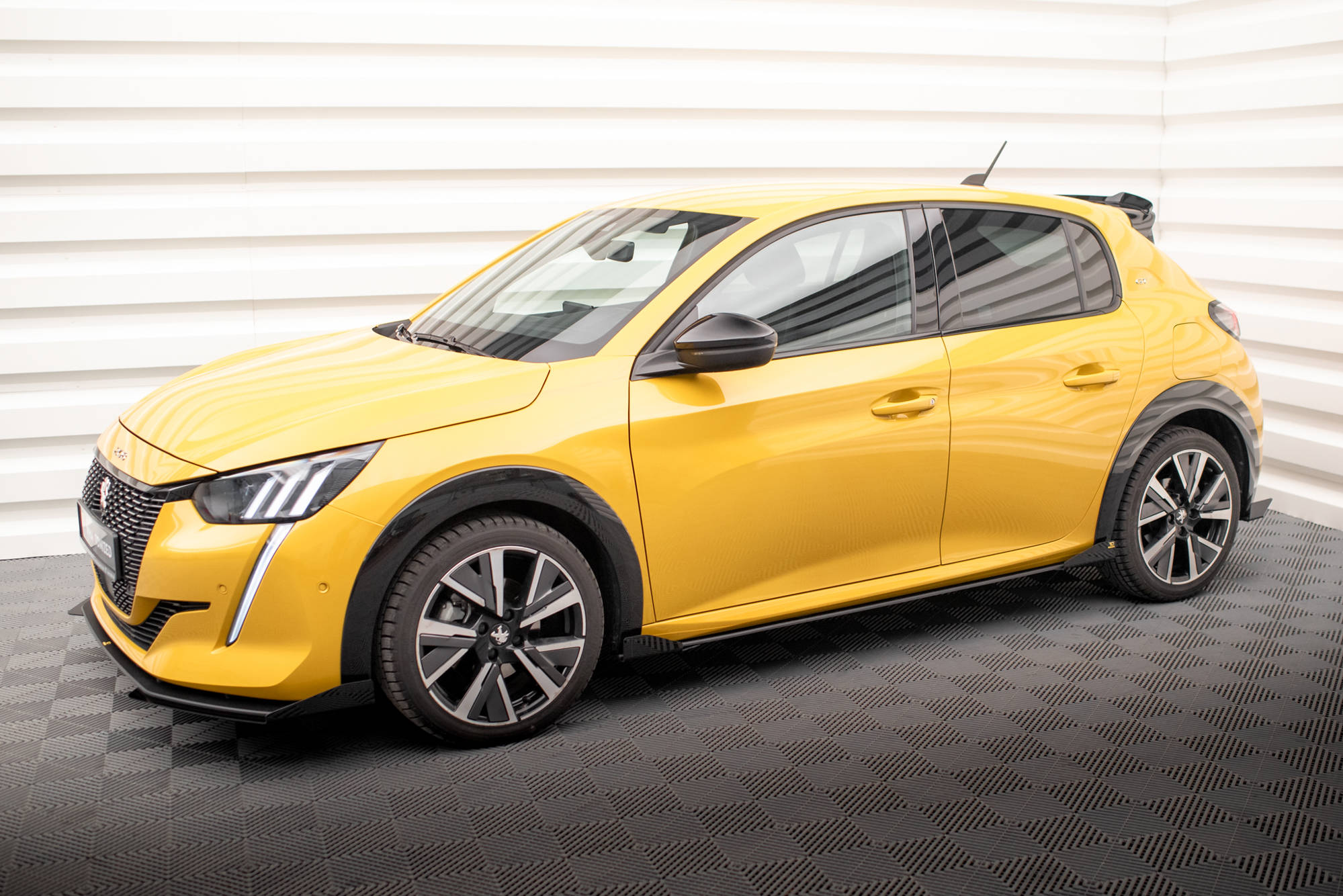 Street Pro Side Skirts Diffusers + Flaps Peugeot 208 GT Mk2 - Image 2