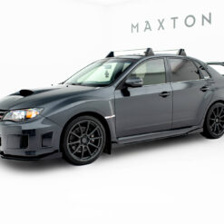 Alternative view of Street Pro Side Skirts Diffusers + Flaps Subaru Impreza WRX STI Mk3 Facelift