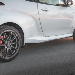 Alternative view of Street Pro Side Skirts Diffusers + Flaps Toyota GR Yaris Mk4