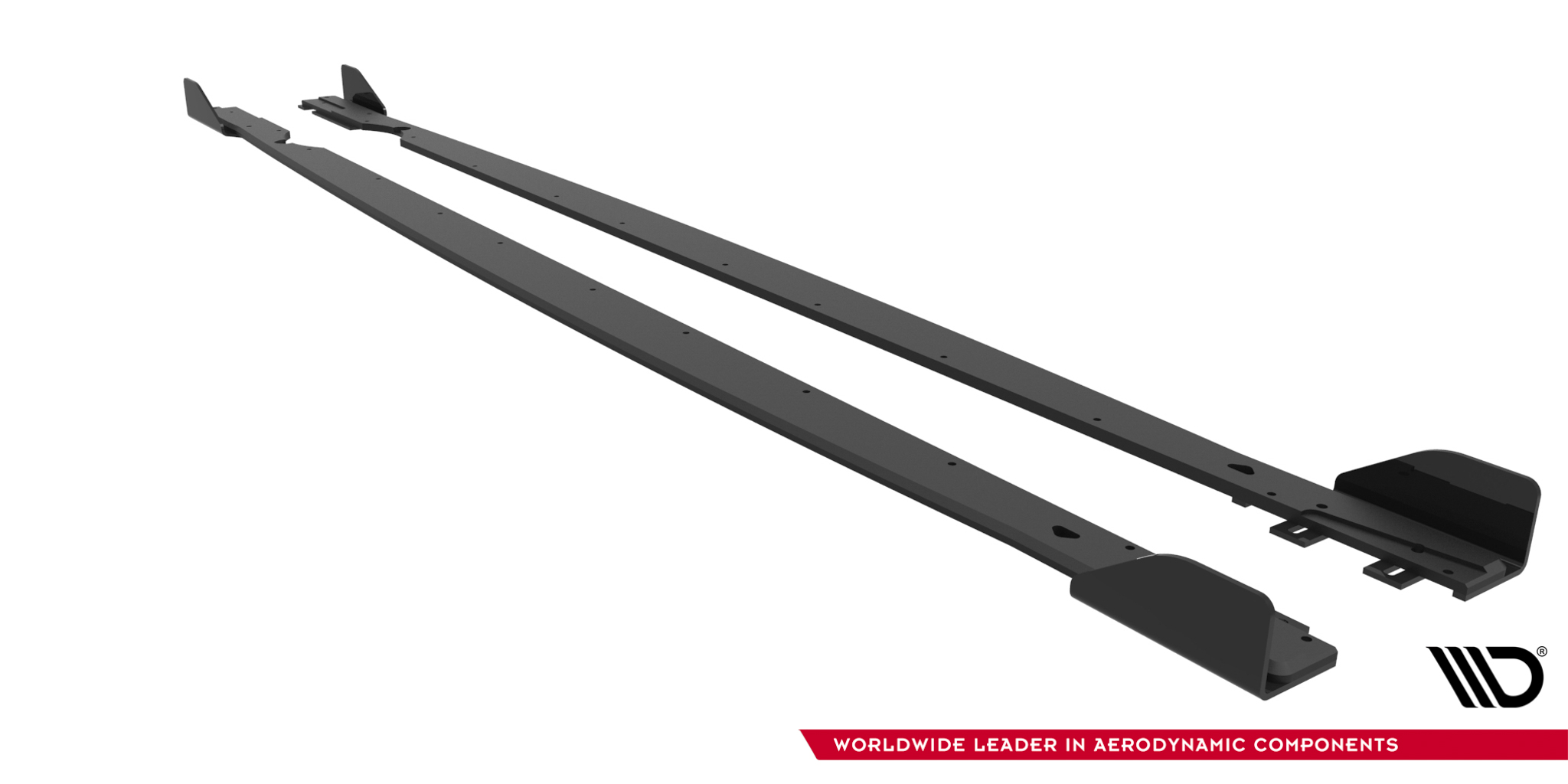 Street Pro Side Skirts Diffusers + Flaps Volkswagen Golf R Mk8 / Mk8 Facelift - Image 7