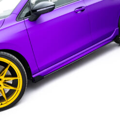 Alternative view of Street Pro Side Skirts Diffusers + Flaps Volkswagen Golf R Mk8 / Mk8 Facelift
