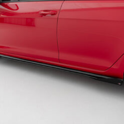 Alternative view of Street Pro Side Skirts Diffusers + Flaps Volkswagen Golf R / R-Line Mk7 Facelift