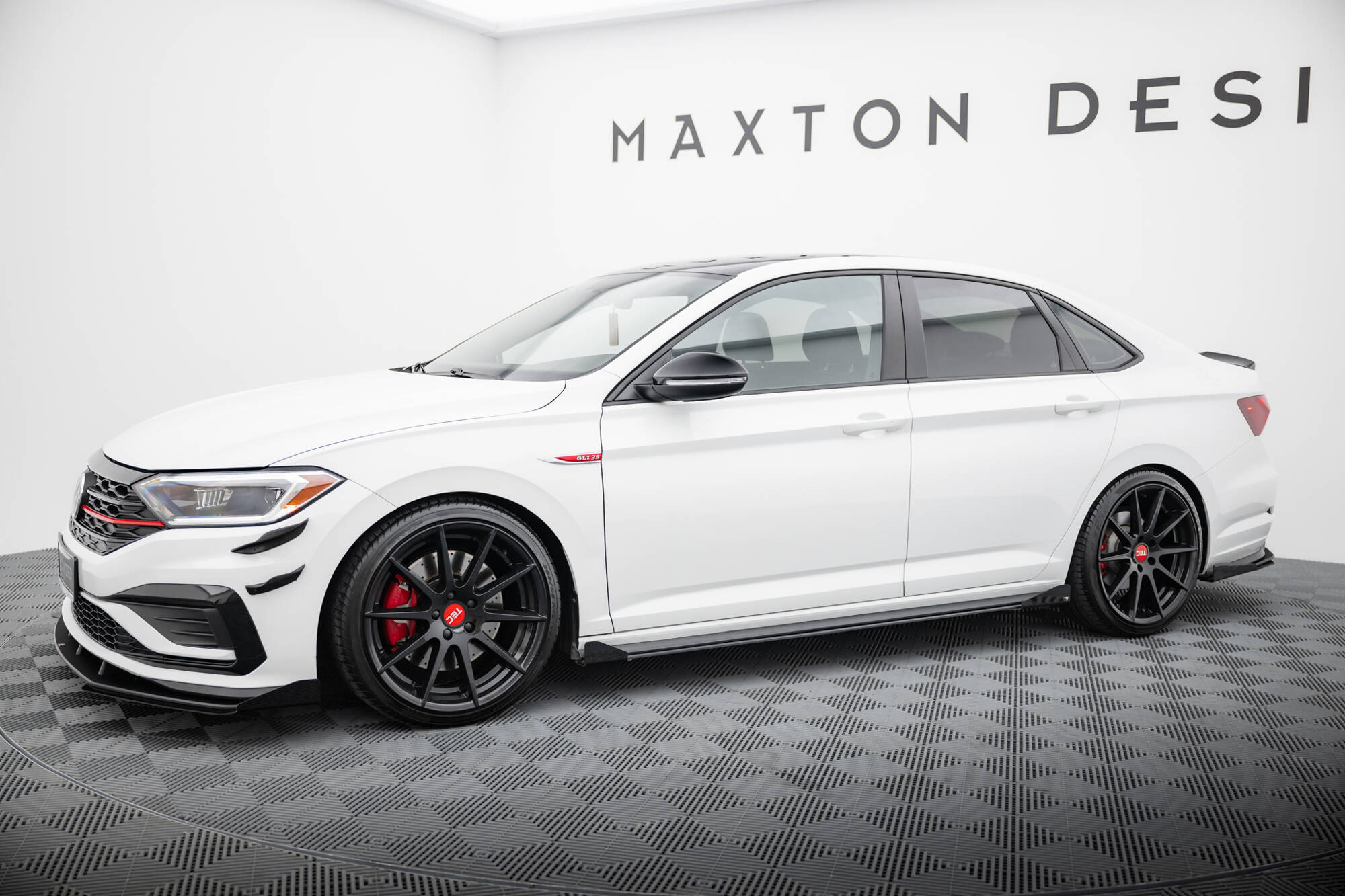 Street Pro Side Skirts Diffusers + Flaps Volkswagen Jetta GLI Mk7 - Image 2