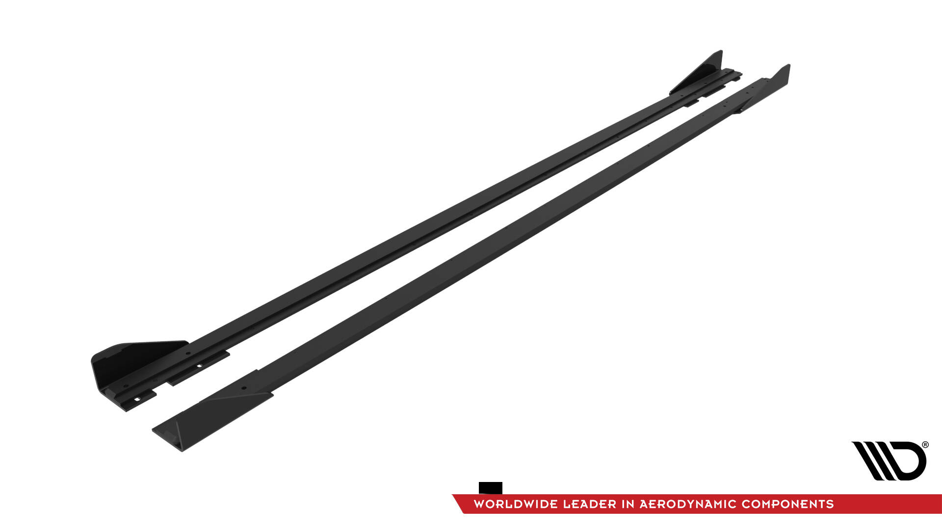 Street Pro Side Skirts Diffusers + Flaps Volkswagen Polo GTI Mk6 Facelift - Image 4