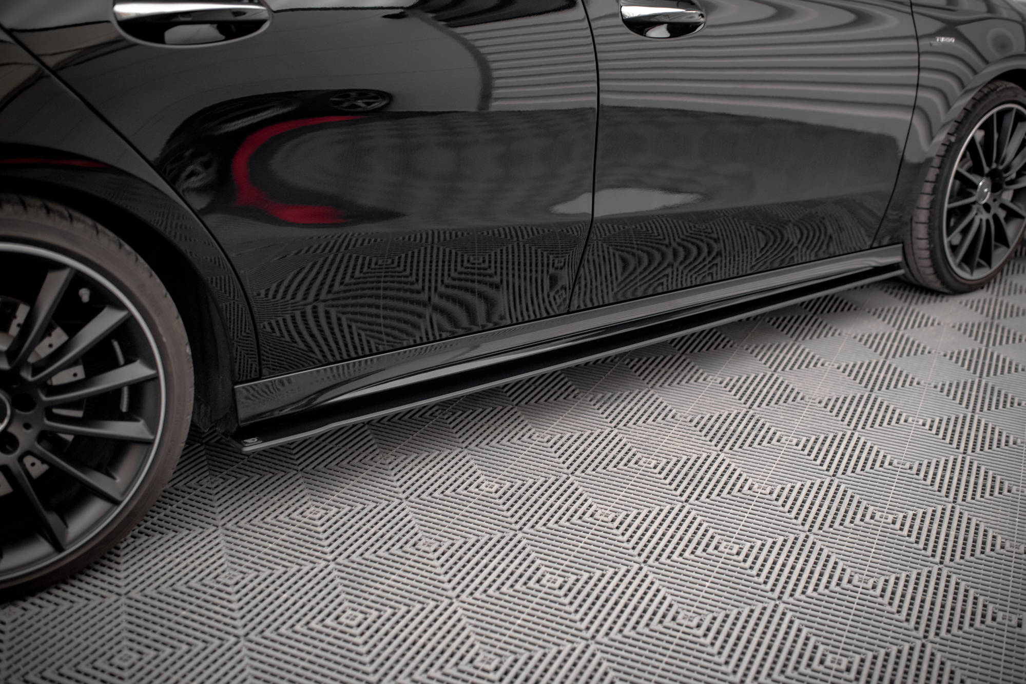 Street Pro Side Skirts Diffusers Mercedes A35 AMG / AMG-Line Aero Pack W177 - Image 2