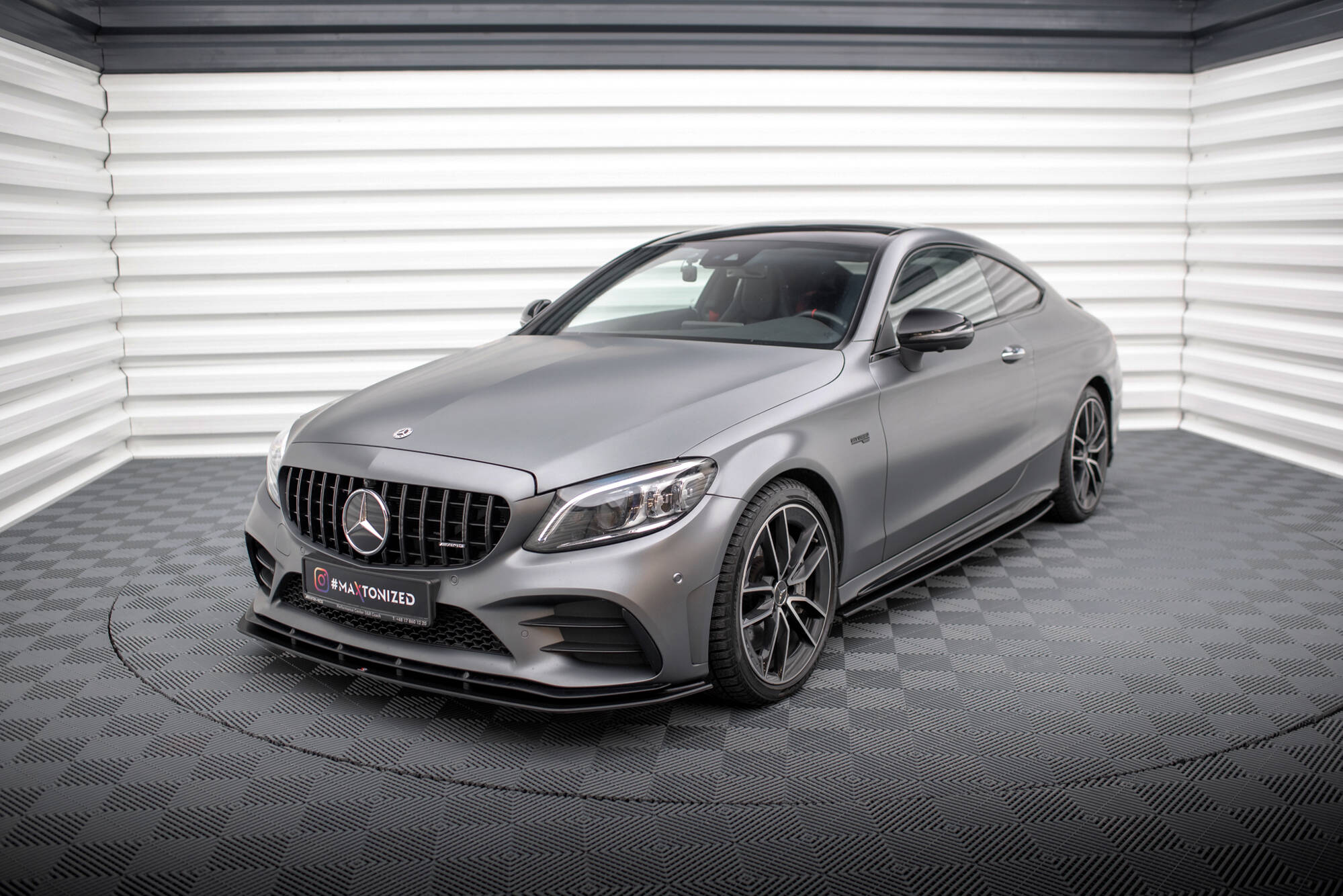 Street Pro Side Skirts Diffusers Mercedes-AMG C43 Coupe / Cabrio C205 Facelift / A205 Facelift - Image 2