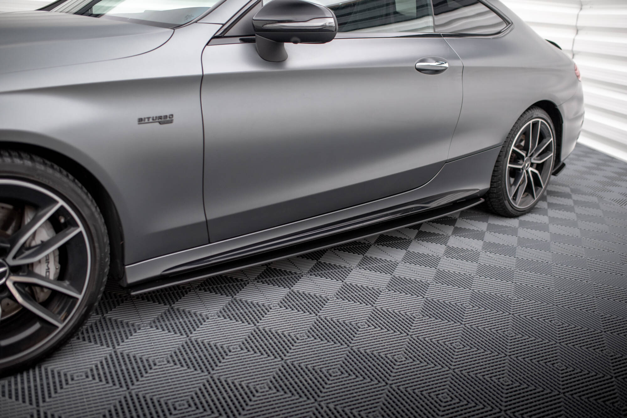 Street Pro Side Skirts Diffusers Mercedes-AMG C43 Coupe / Cabrio C205 Facelift / A205 Facelift