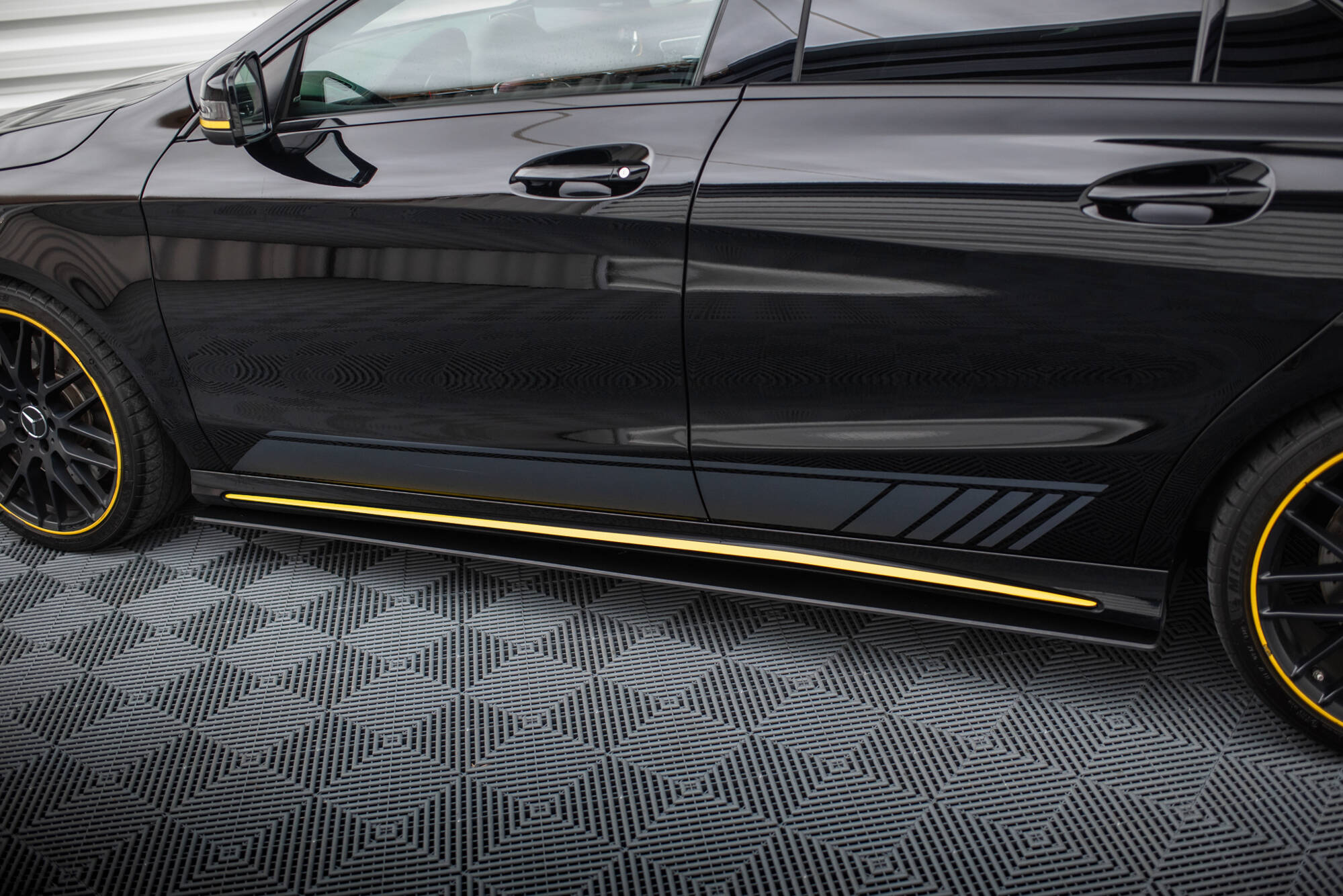 Street Pro Side Skirts Diffusers Mercedes-AMG CLA 45 C117 Facelift - Image 3
